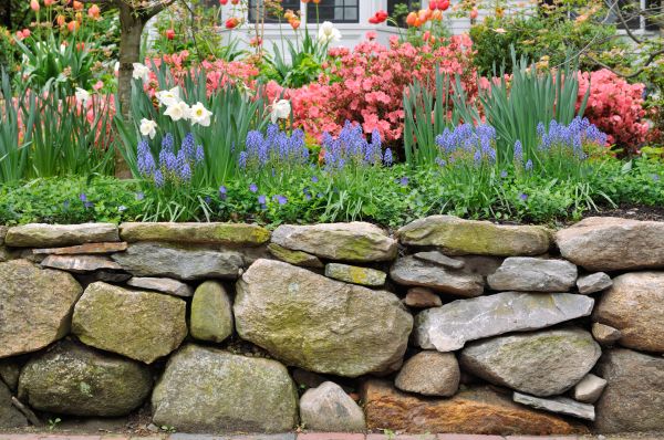Stone Wall Hardscaping in Waldorf