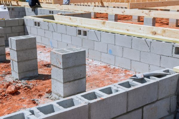 Cement Block Installation in Waldorf