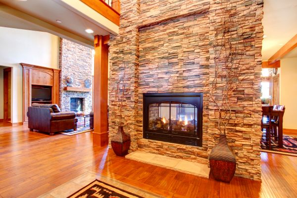 Stone Hearth Installation in Waldorf