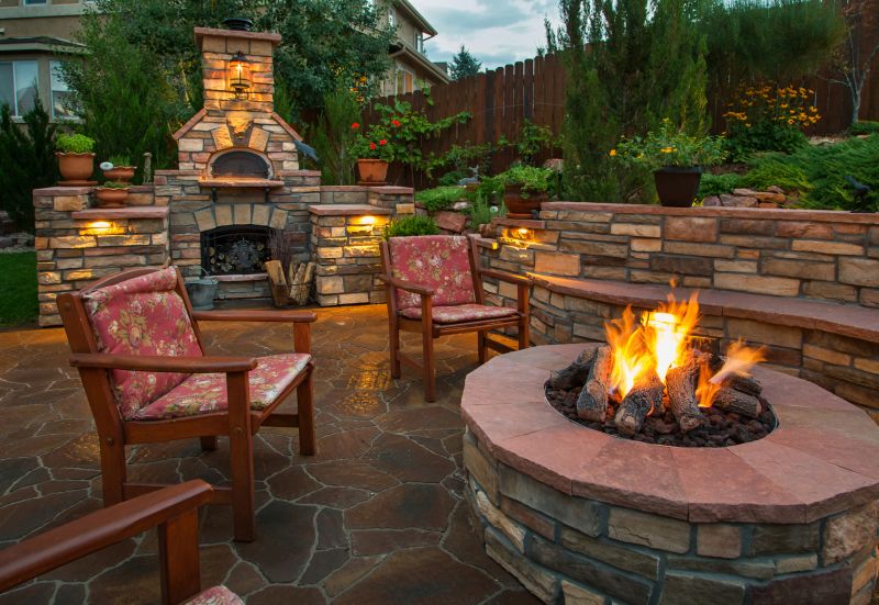 Outdoor Fireplace Installation
